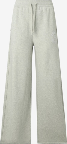 ARMANI EXCHANGE Wide Leg Housut värissä harmaa: etupuoli