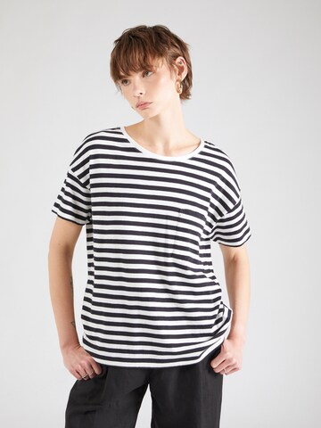 Tricou de la Marc O'Polo DENIM pe alb: față