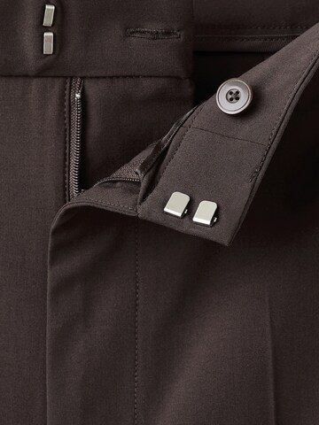 MANGOWide Leg/ Široke nogavice Hlače s naborima - smeđa boja