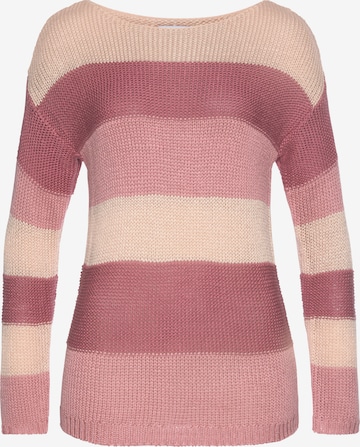 LASCANA Pullover in Pink: predná strana