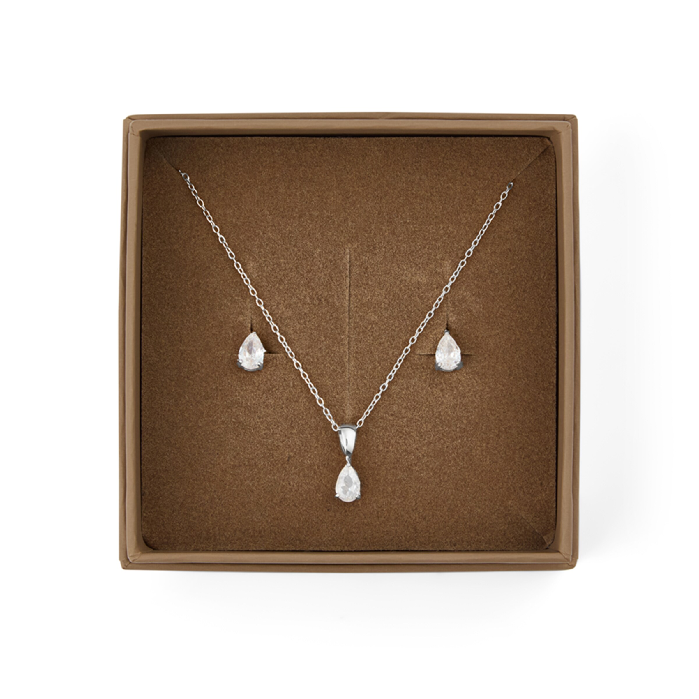 Mockberg Geschenkset in Silber: Vorderseite