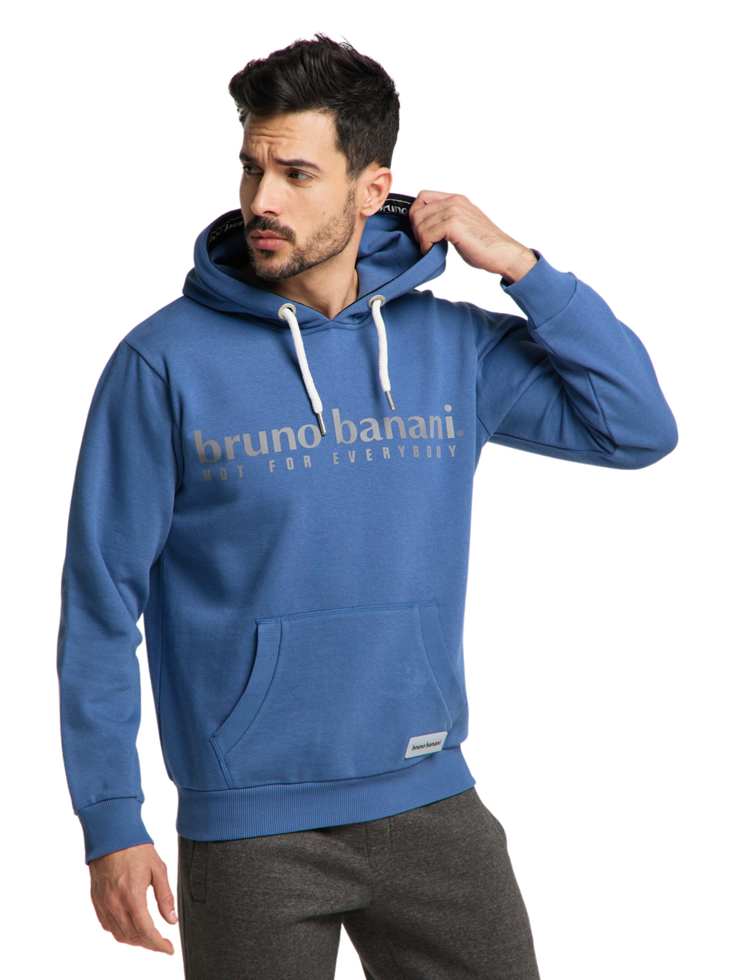 Bruno Banani Sweatshirt 'ALSTON' in Blauw: voorkant