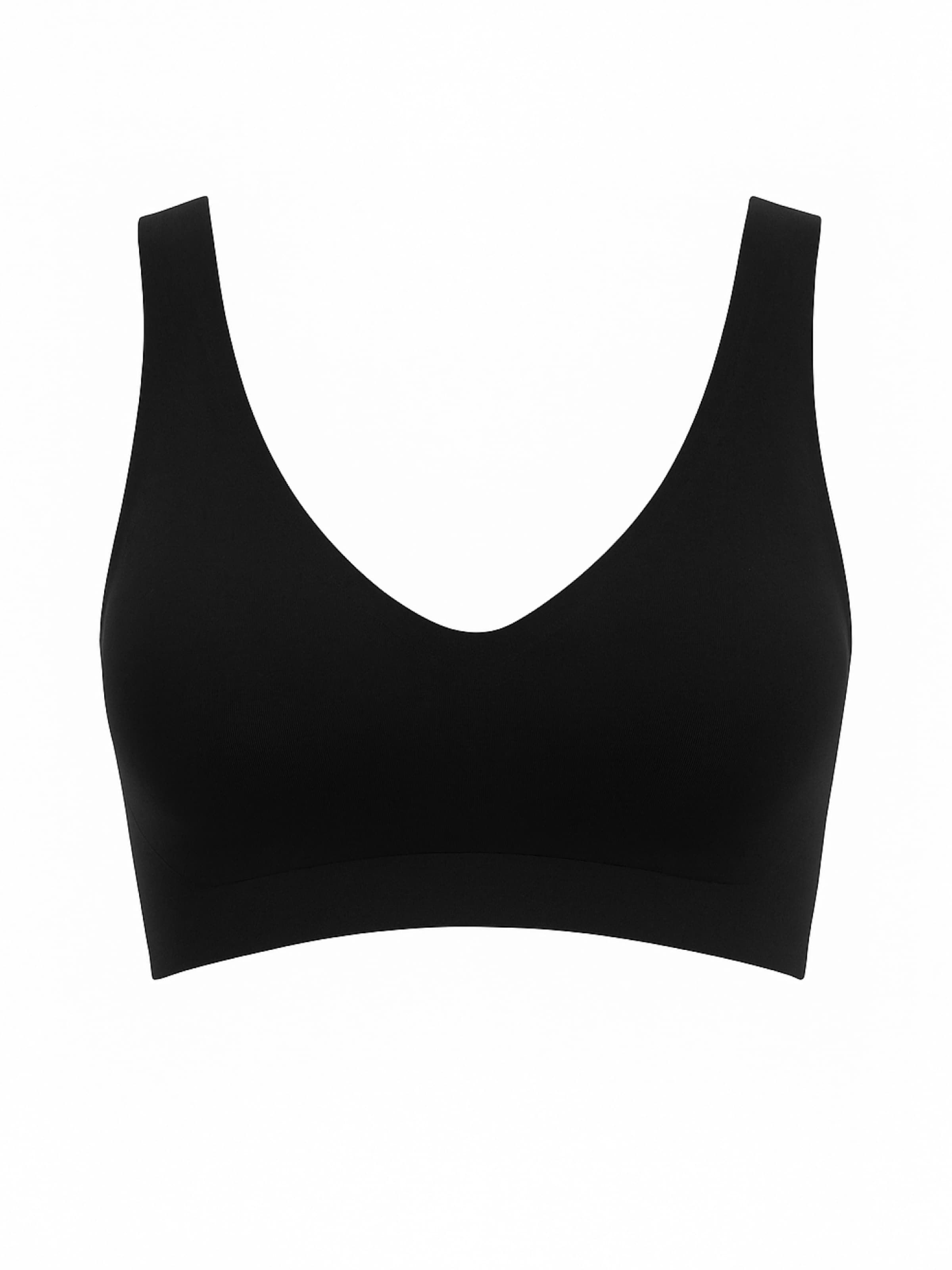 Bustier Soutien-gorge Justever en noir : devant