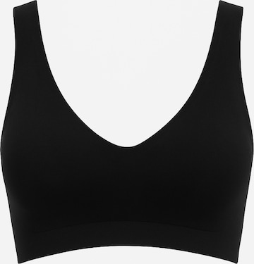 Justever Bra in Black: front