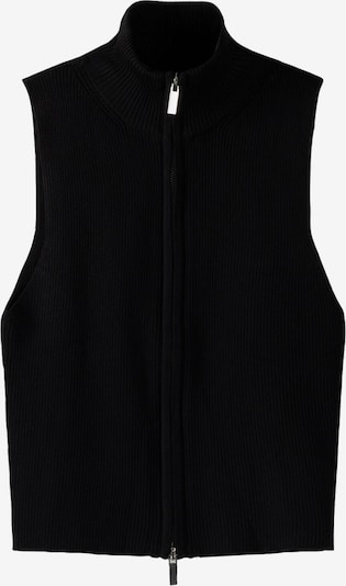 Bershka Cardigan en noir, Vue avec produit