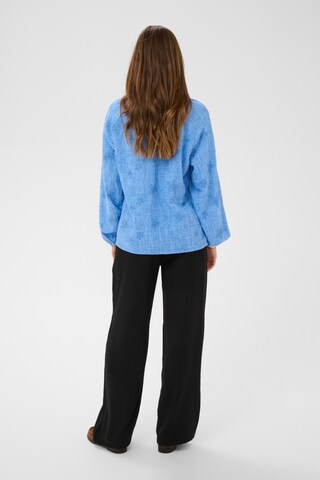 Cream Blouse 'Gem' in Blau