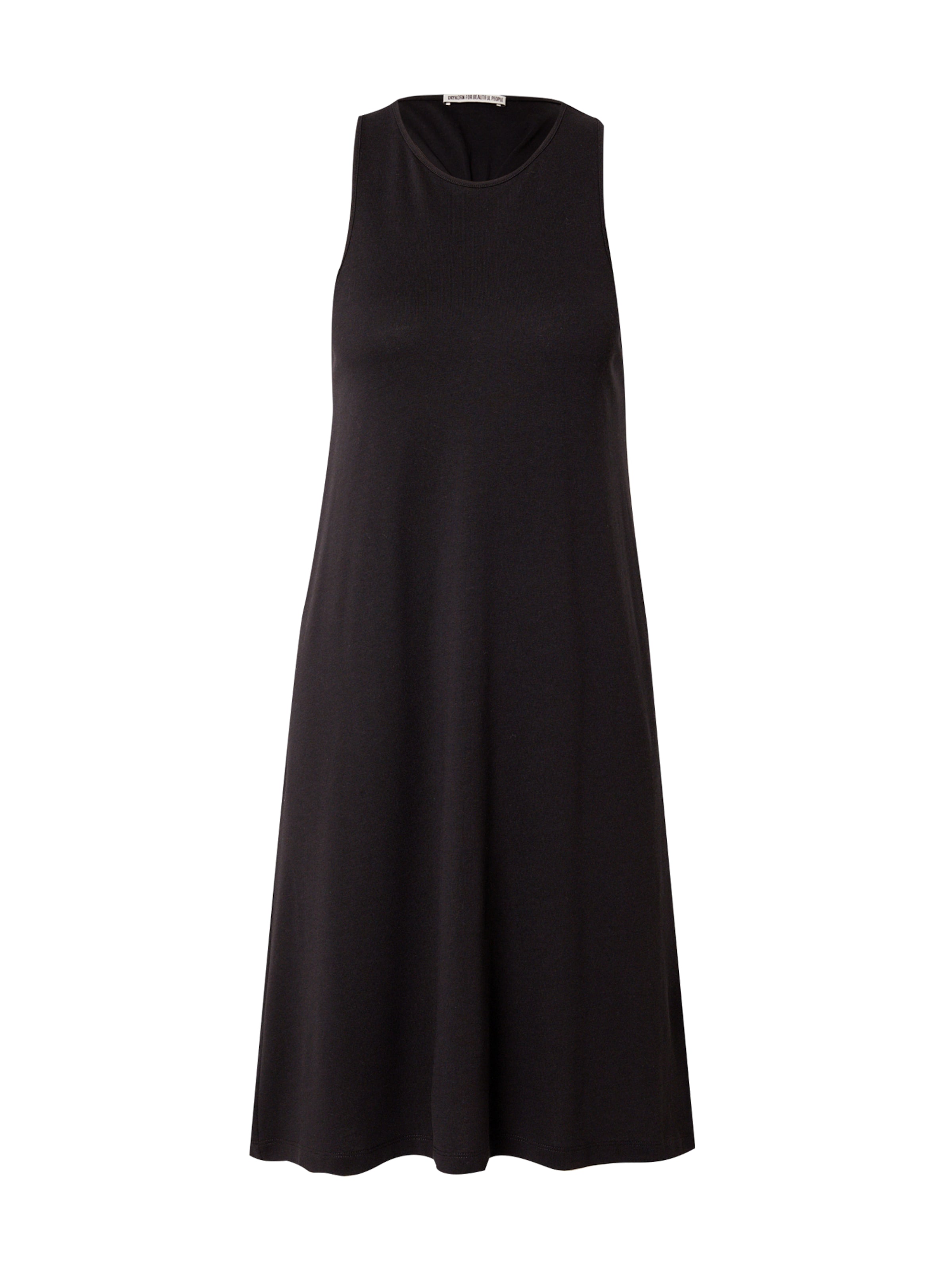 DRYKORN Šaty 'VIDRO' - Čierna: predná strana