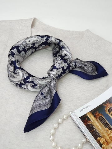 MayTree - Chal 'Seidentuch Paisley' en azul