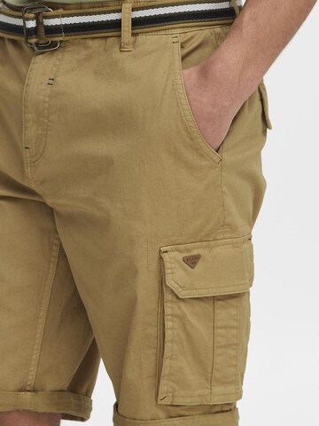 BLEND Regular Cargohose 'Brian' mit Gürtel in Beige