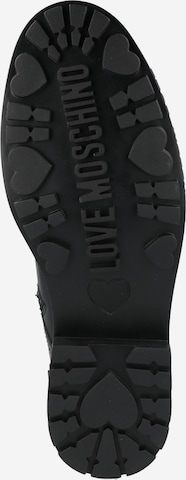 Stivaletto stringato di Love Moschino in nero