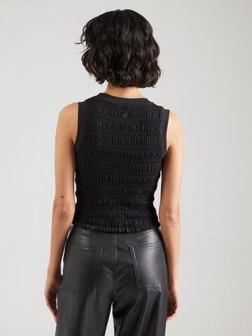 Top 'CLAIRE' di GUESS in nero
