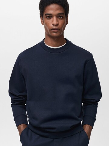 MANGO MANSweater majica 'Nole' - plava boja: prednji dio
