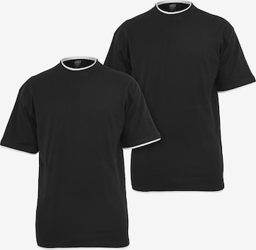 Urban Classics Shirt in Schwarz: Vorderseite