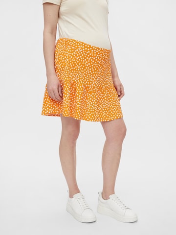 MAMALICIOUS - Falda en naranja: frente