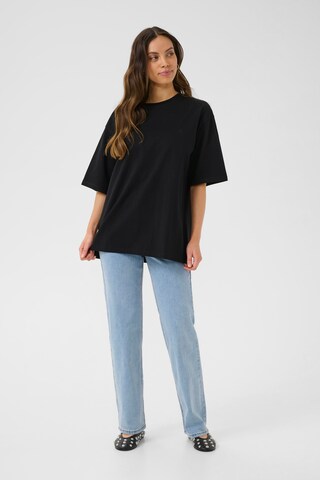 T-shirt 'Okina' Cream en noir