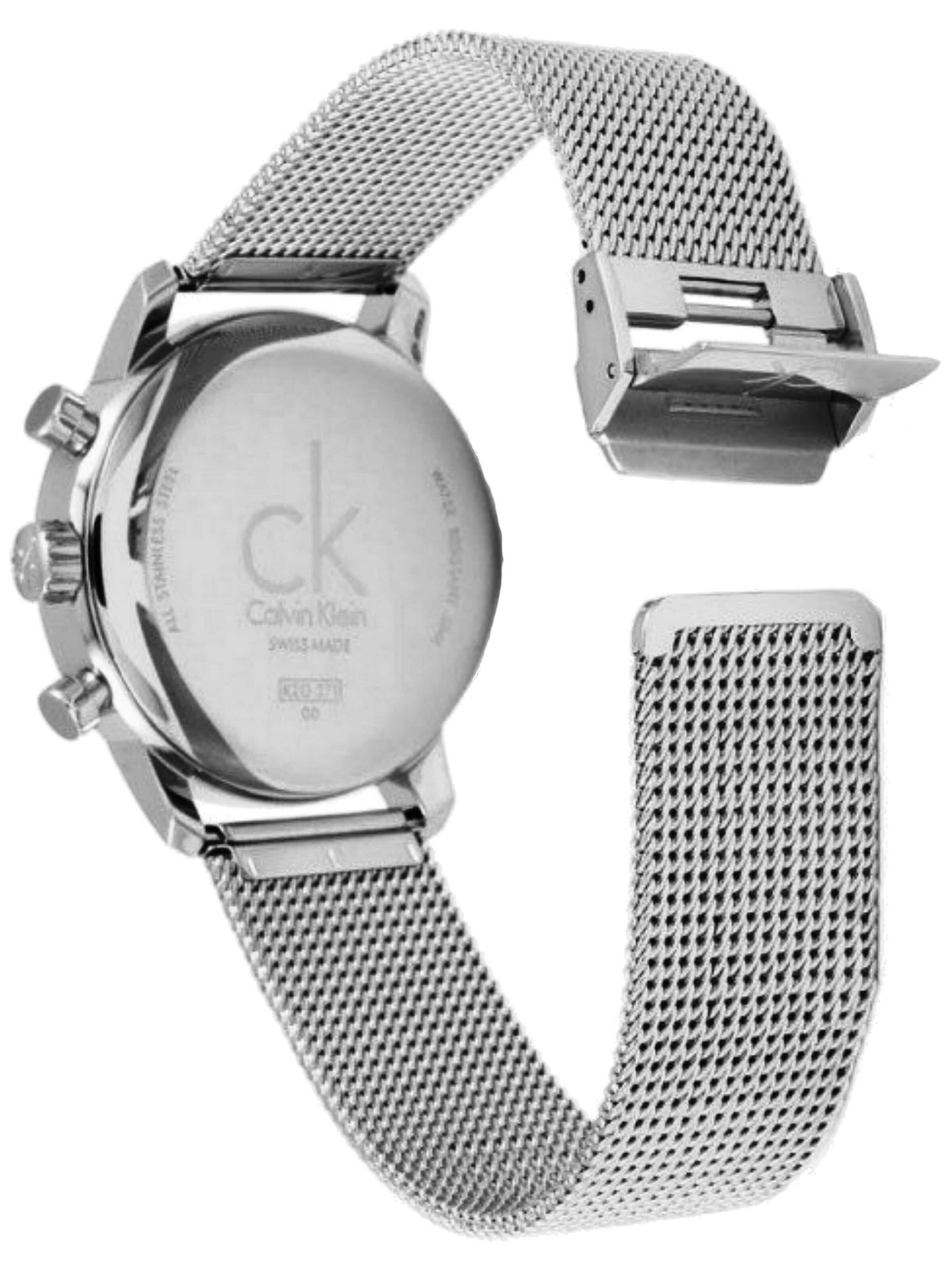 Calvin Klein Αναλογικό ρολόι 'City' σε ασημί