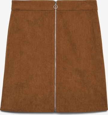 Gonna 'VIENNA' di VERO MODA in marrone: frontale