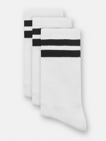 Pull&Bear Ponožky – bílá