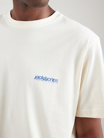 JACK & JONES Tričko 'JWHUNION' - Béžová