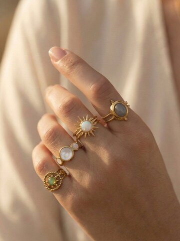 Nemomatheo Ring 'Aurora Sole' in Gold: front
