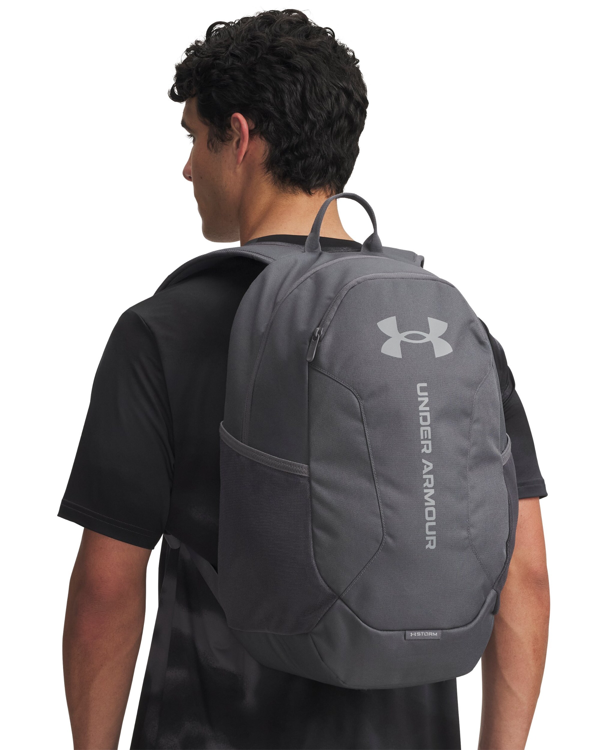 UNDER ARMOUR Sports Backpack 'Hustle Lite' in Grey