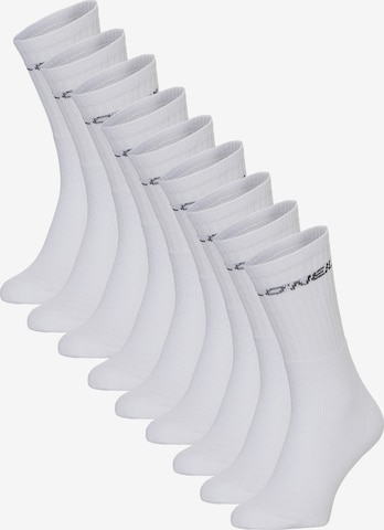 O'NEILL Athletic Socks 'Unisex' in White: front