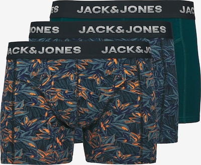 Boxer trumpikės 'JACMaxwell' iš JACK & JONES, spalva – tamsiai mėlyna / šviesiai pilka / tamsiai žalia / oranžinė, Prekių apžvalga
