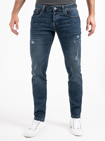 Peak Time Slimfit Jeans 'München' i blå: forside