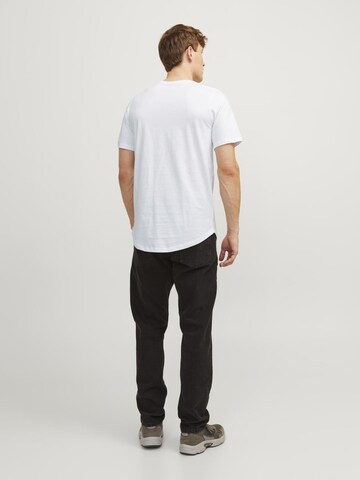 Coupe regular T-Shirt 'JJENoa' JACK & JONES en blanc