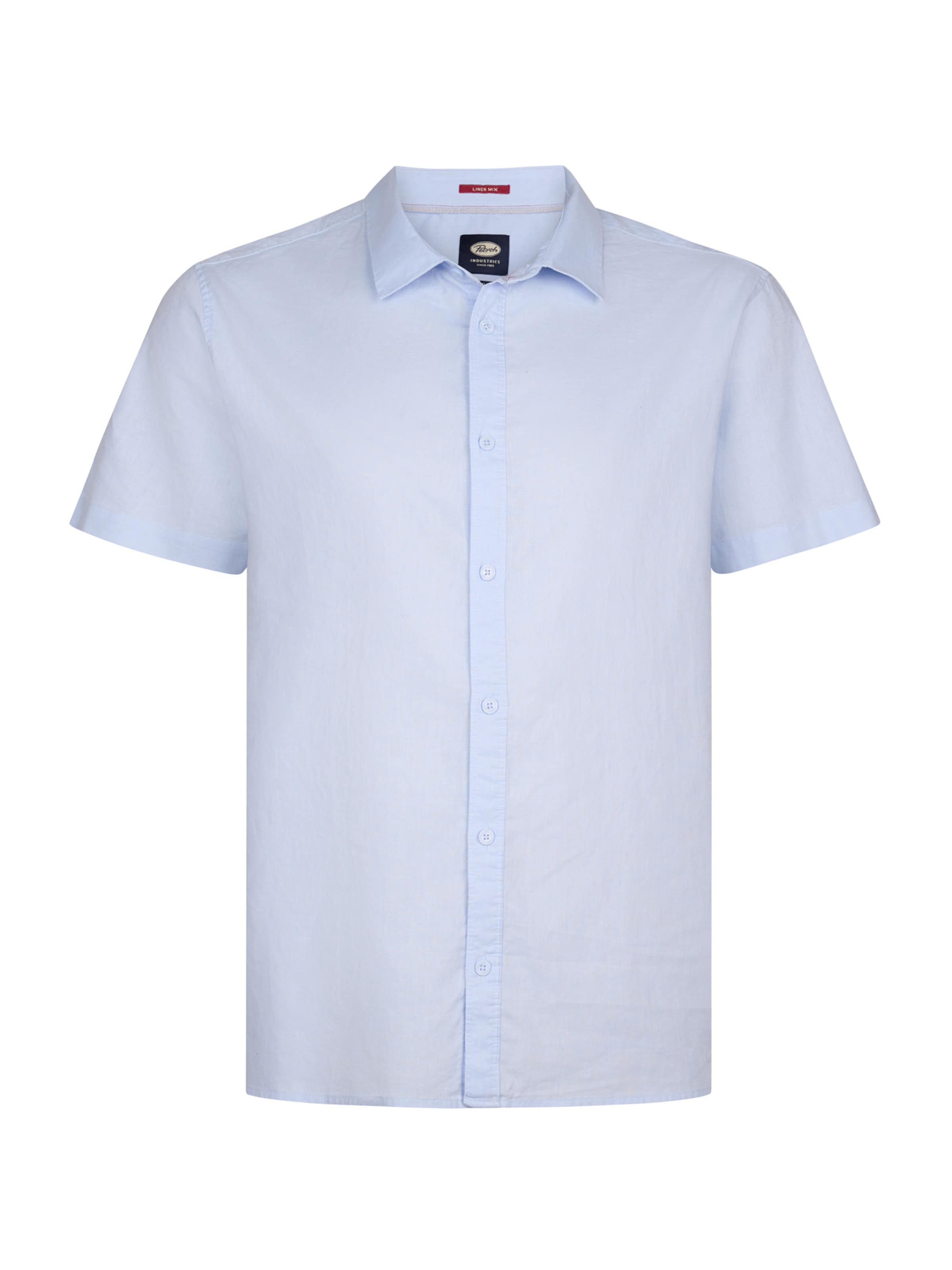 Fit confort Chemise Petrol Industries en bleu : devant