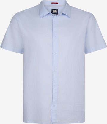 Fit confort Chemise Petrol Industries en bleu : devant