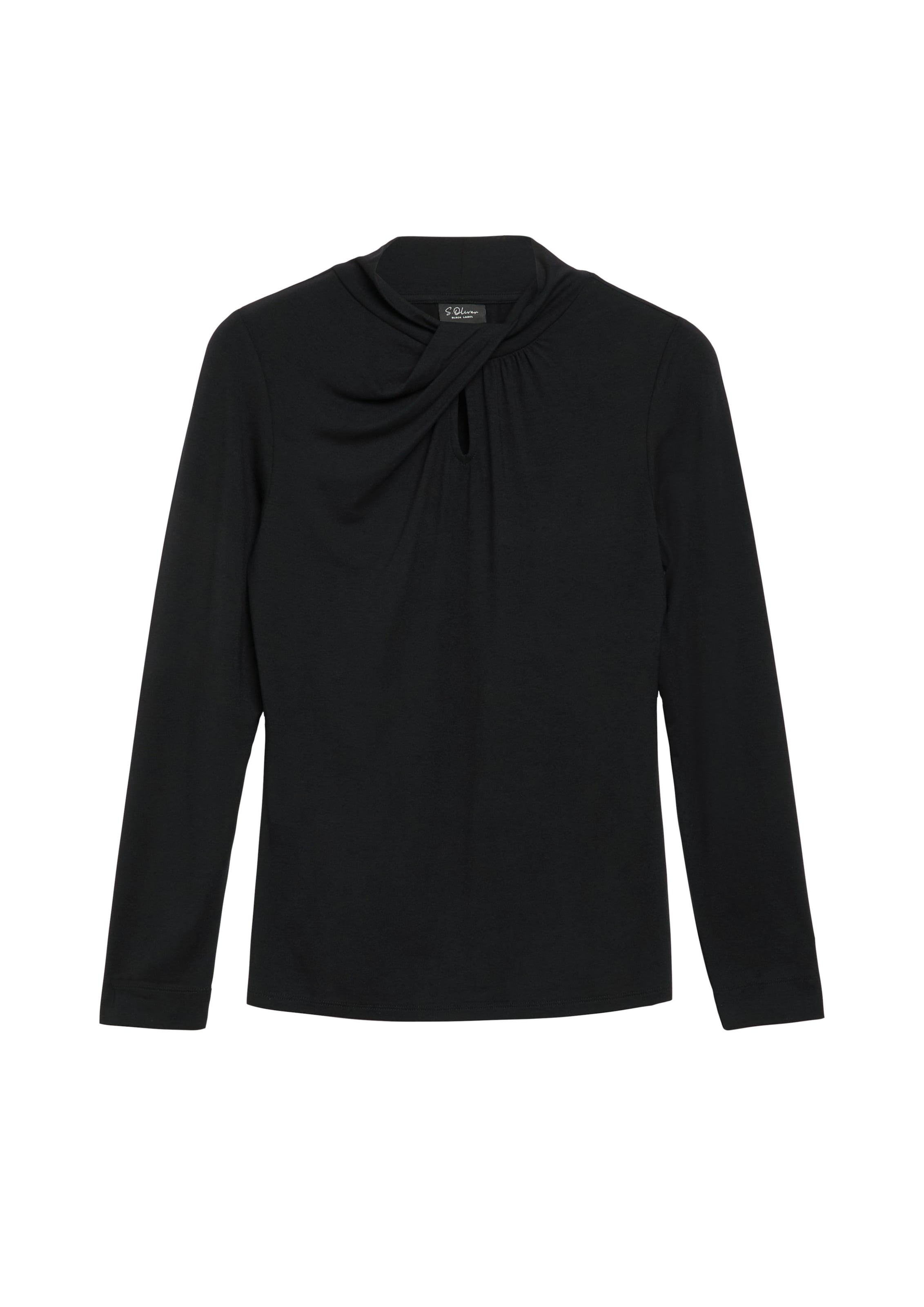T-shirt s.Oliver en noir : devant