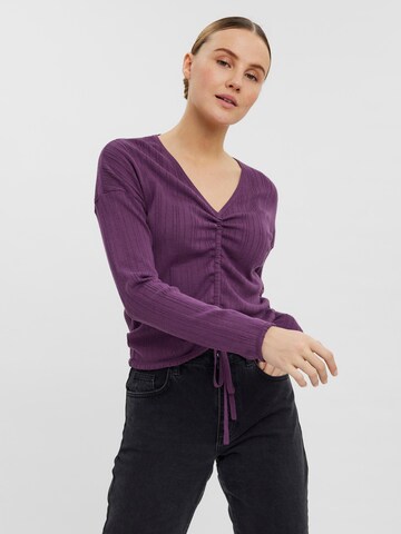 VERO MODA Sweater 'Thit' in Purple: front