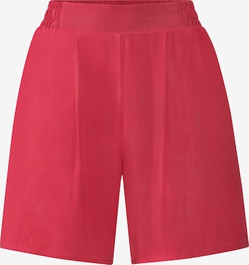 LASCANA - Loosefit Pantalón de pinzas en rojo: frente