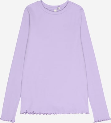 Little Pieces Shirt 'ANNA' in Purple: front