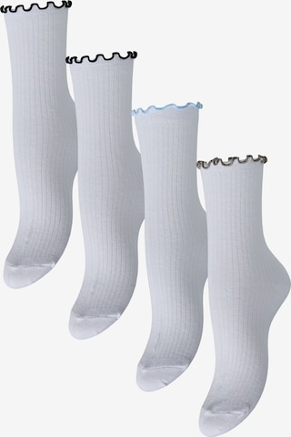 PIECES Sukat 'PCAfia' värissä valkoinen: etupuoli