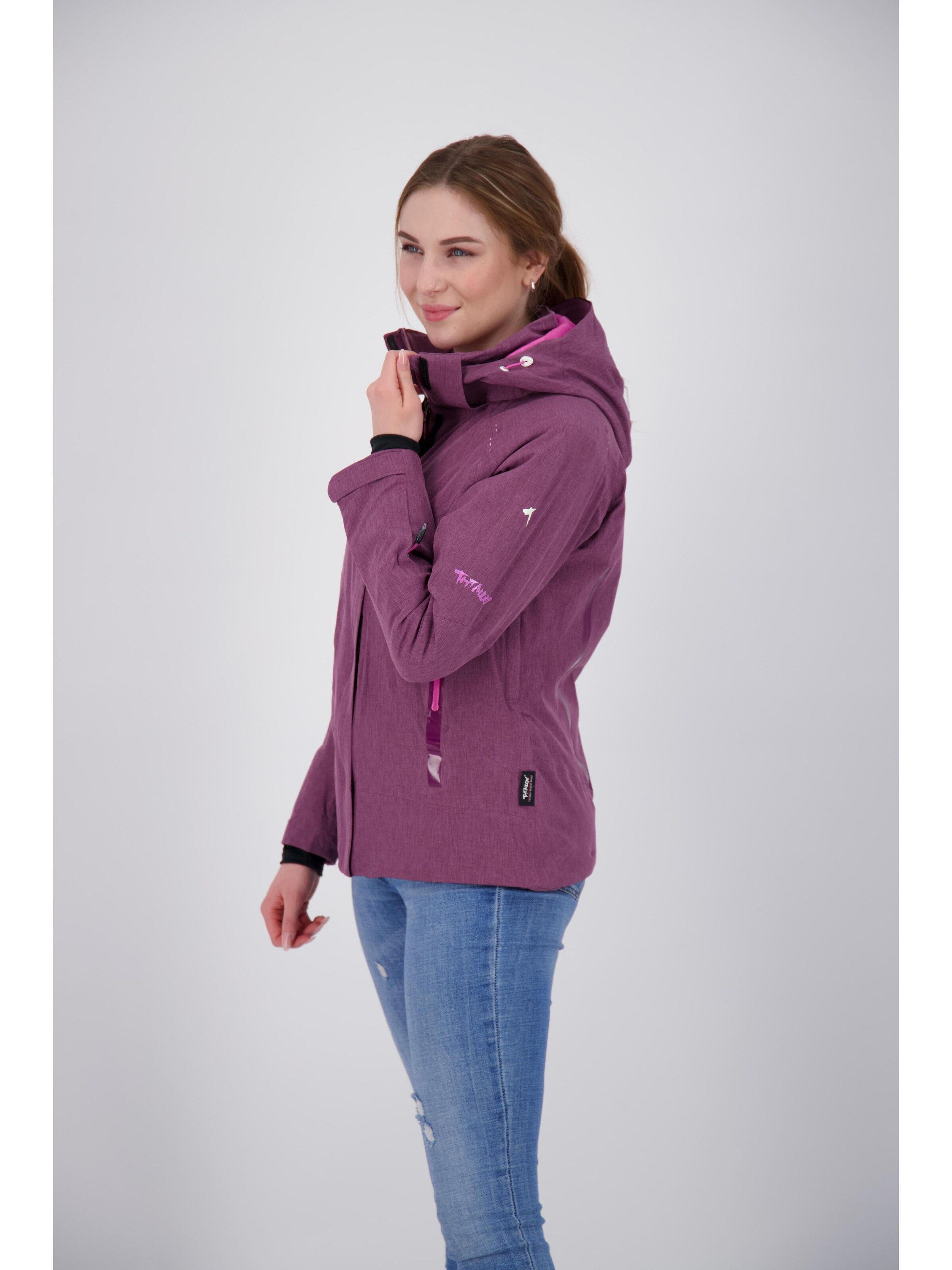 deproc Winter Jacket 'CALGARY WINTER WMN' in Purple