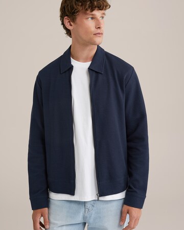 WE Fashion Tussenjas in Blauw: voorkant