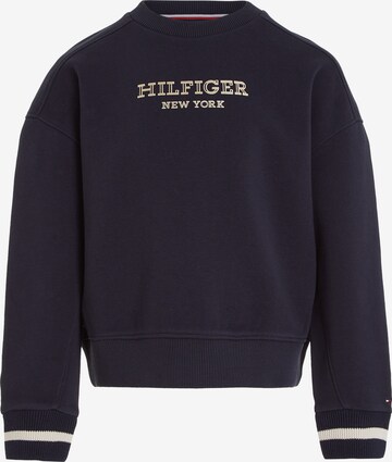 TOMMY HILFIGER Sweatshirt in Blauw: voorkant