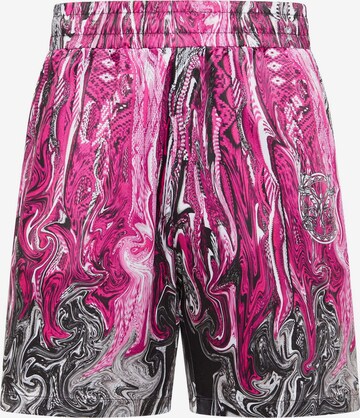 Carlo Colucci Regular Broek in Roze: voorkant