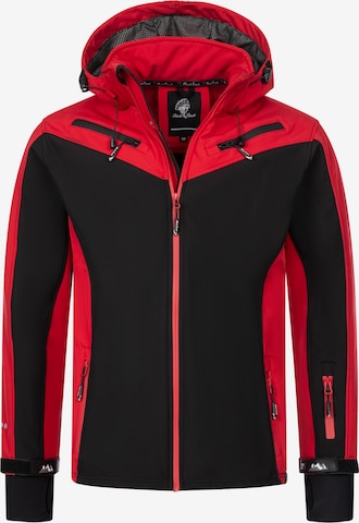 Rock Creek Outdoorjacke in Rot: predná strana