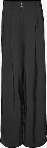 VERO MODA Pleat-Front Pants 'Sally' in Black: front