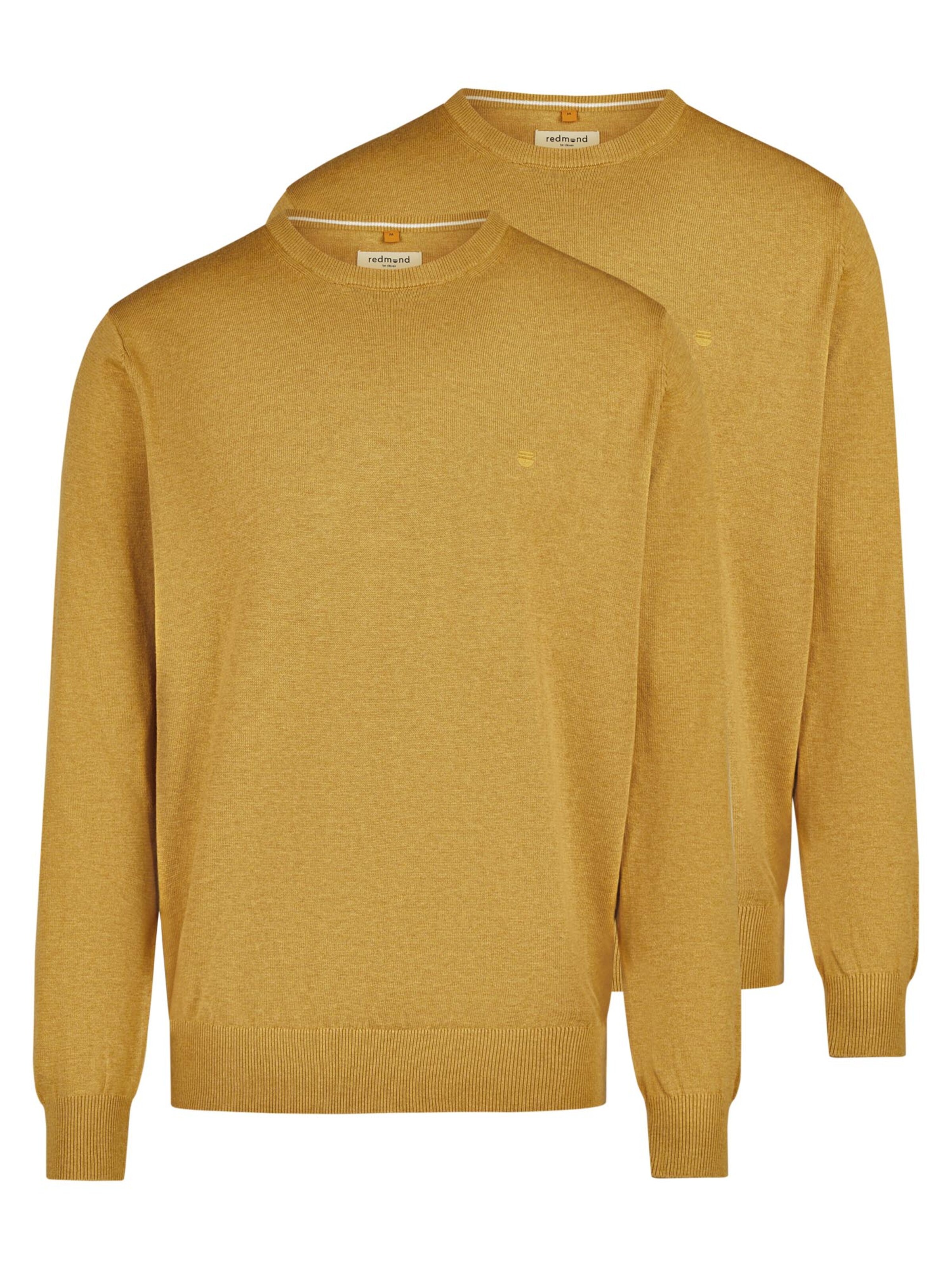 redmond Sweater 'Basic' in Yellow: front