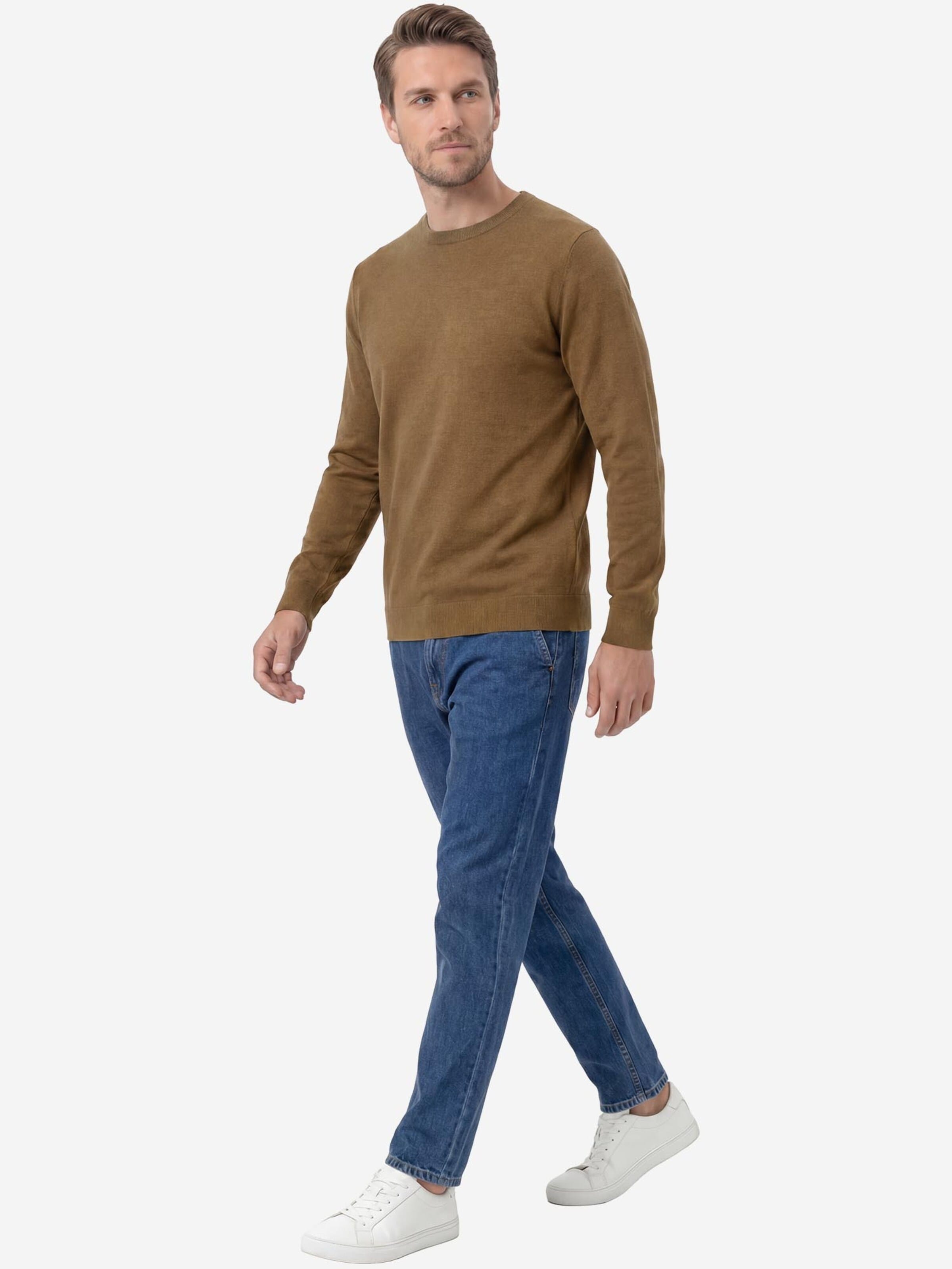 s.Oliver Sweater 'Basic' in Brown