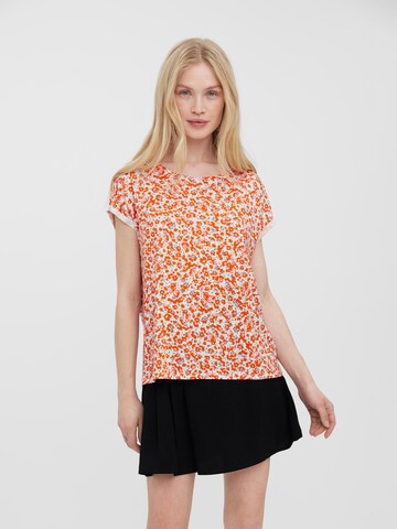 VERO MODA Shirt 'Ava' in Orange: predná strana