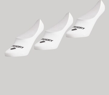 Chaussettes de sport Superdry en blanc