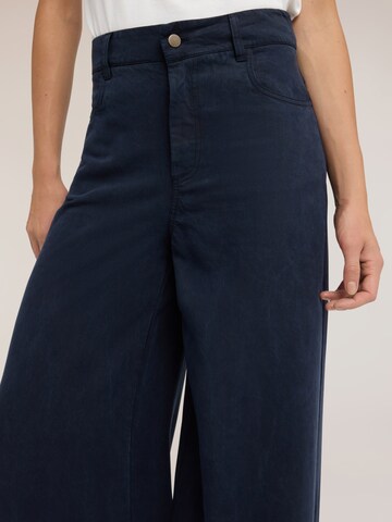 Wide Leg Pantalon MOTIVI en bleu