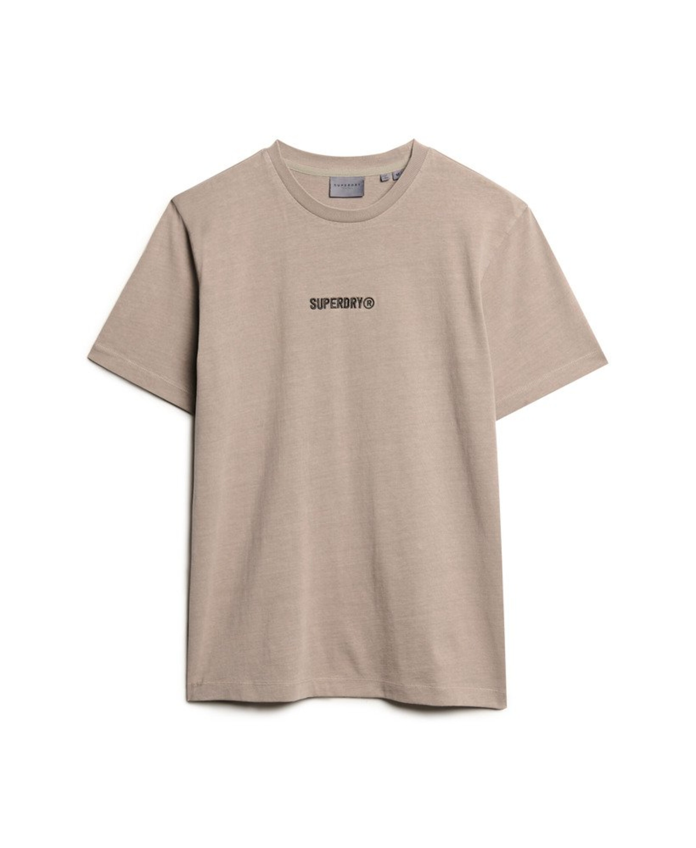 T-shirt oversize Superdry en marron : devant