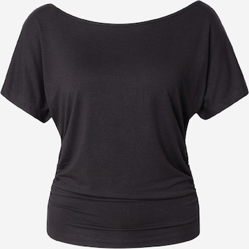 juoda ABOUT YOU Marškinėliai 'Solveig': priekis