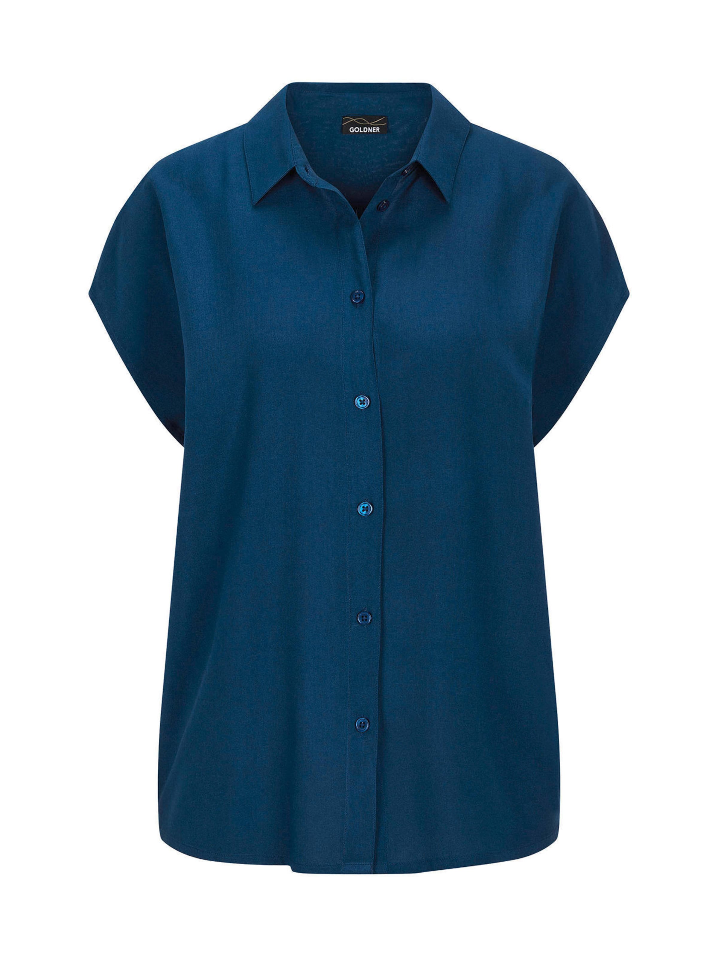 Goldner Blouse in Blauw: voorkant